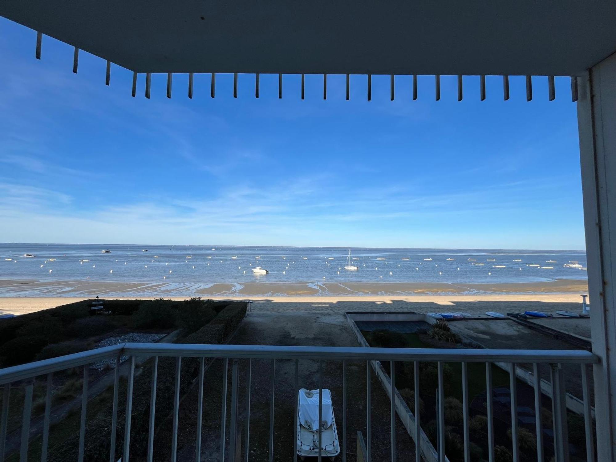 Duplex T1 Vue Mer A Arcachon - Acces Direct Plage - Quartier Aiguillon - Fr-1-319-71 エクステリア 写真